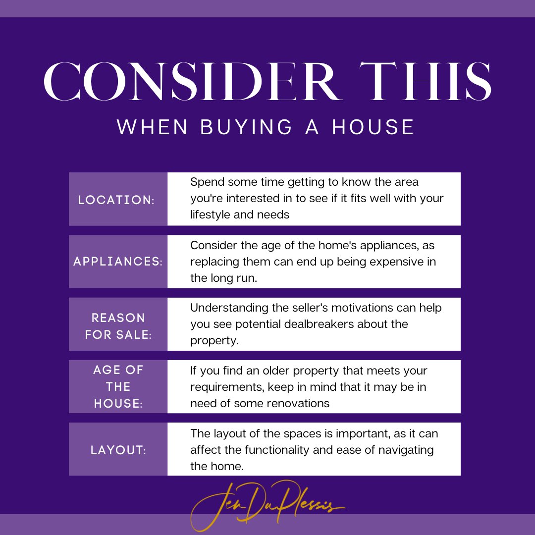 Take these things into consideration when buying a house. #mortgage #homebuyer #firsttimehomebuyer #morgagelender #mortgage