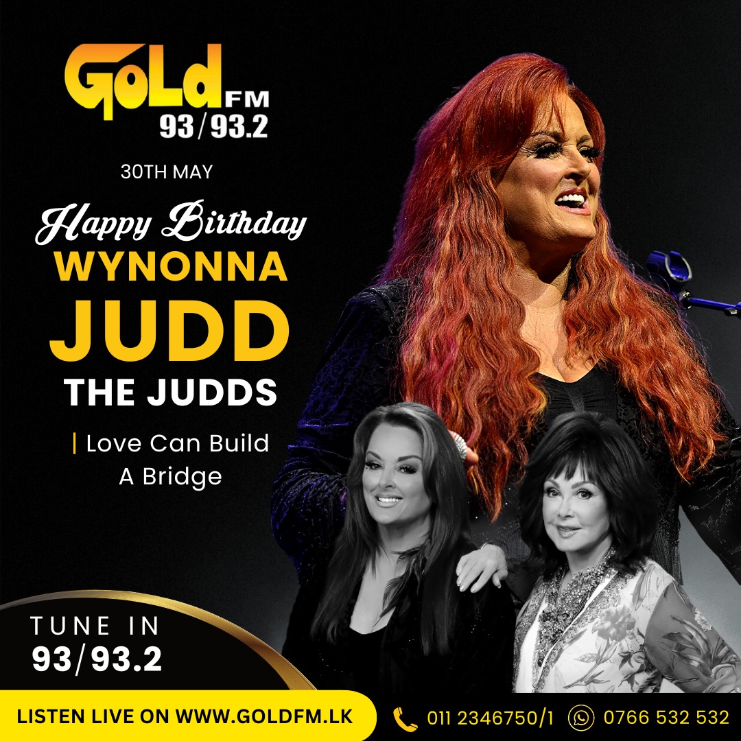 HAPPY BIRTHDAY TO WYNONNA JUDD TUNE IN NOW 93 / 93.2 Island wide     