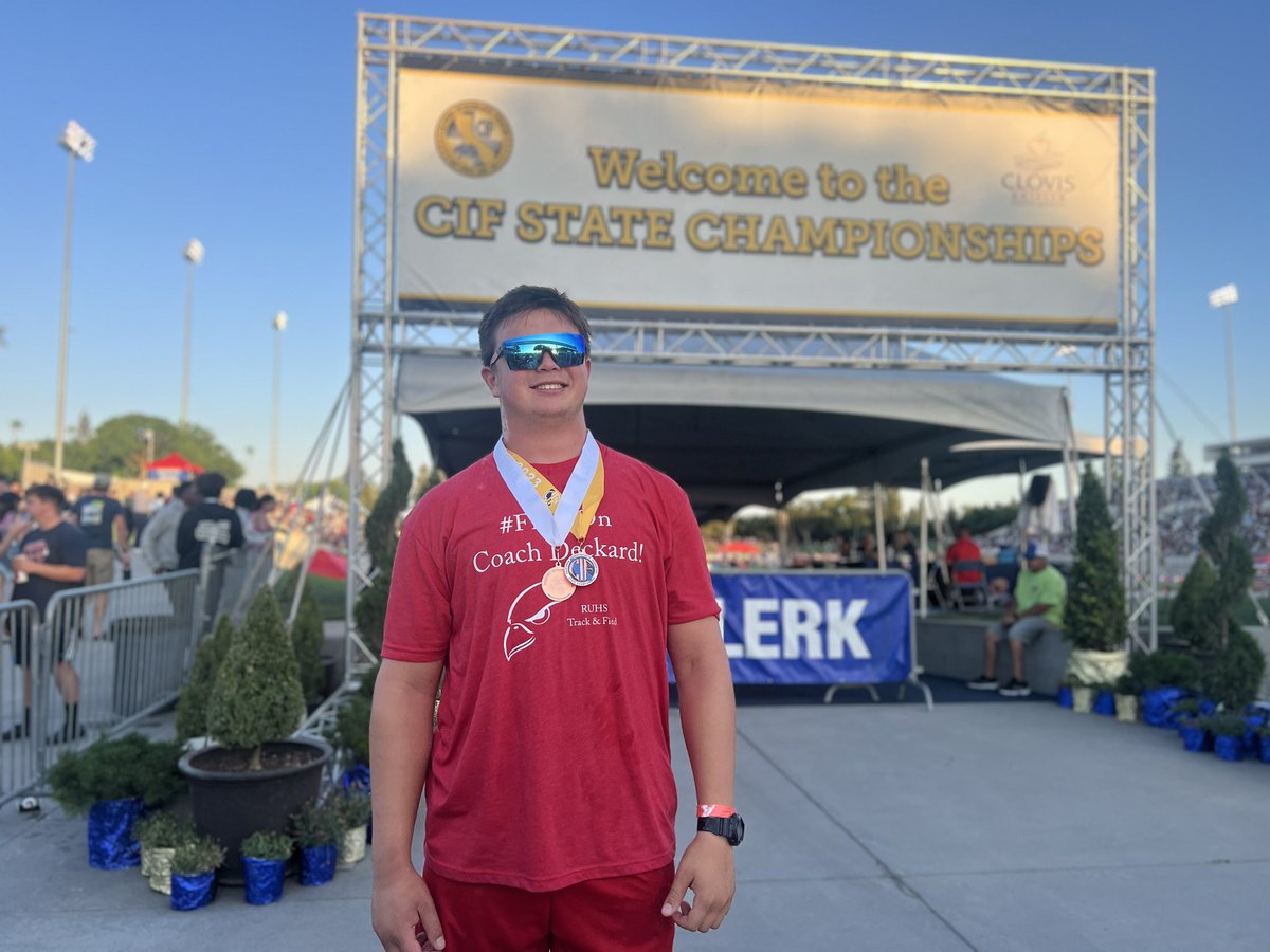 redondotrackster (@bobleetch) on Twitter photo Congratulations Kai Dienes placing 3rd in the Shot Put and 5th in the Discus at the Calif State Track Championships <a href="/RUHSAthletics/">Redondo Athletics</a> Congratulations Kai Dienes placing 3rd in the Shot Put and 5th in the Discus at the Calif State Track Championships <a href="/RUHSAthletics/">Redondo Athletics</a>