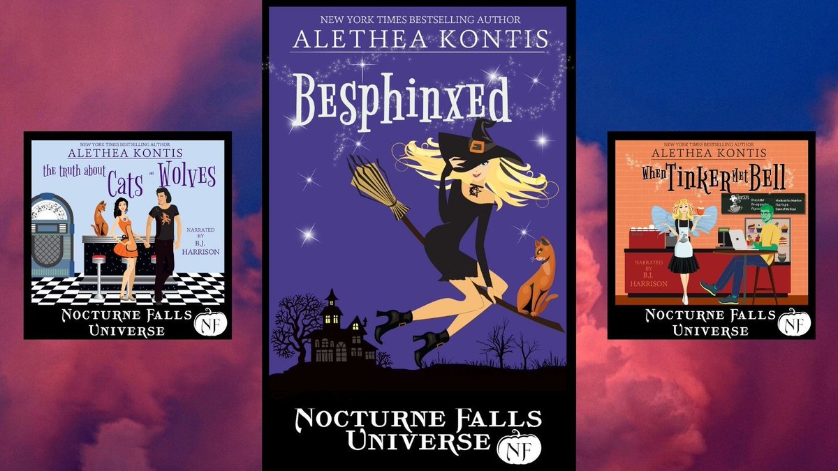 BESPHINXED won the Scribe Award! Have you read this amazing trilogy yet? It’s chock full of witches, cats, gods, Greek and Egyptian history…and humor! ⭐️ aletheakontis.com/bibliography/b…

#contemporaryfantasy #comedy #adventure