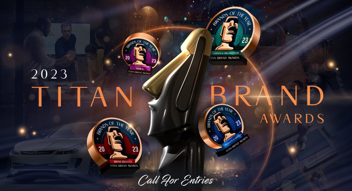 2023 TITAN Brand Awards
buff.ly/3INI9IR
Final Extension : DEADLINE May 27 - Jun 23.
Bear the distinctive crests that endorse only the world’s elite brands
主辦單位 #International_Awards_Associate

#點子秀 #分享