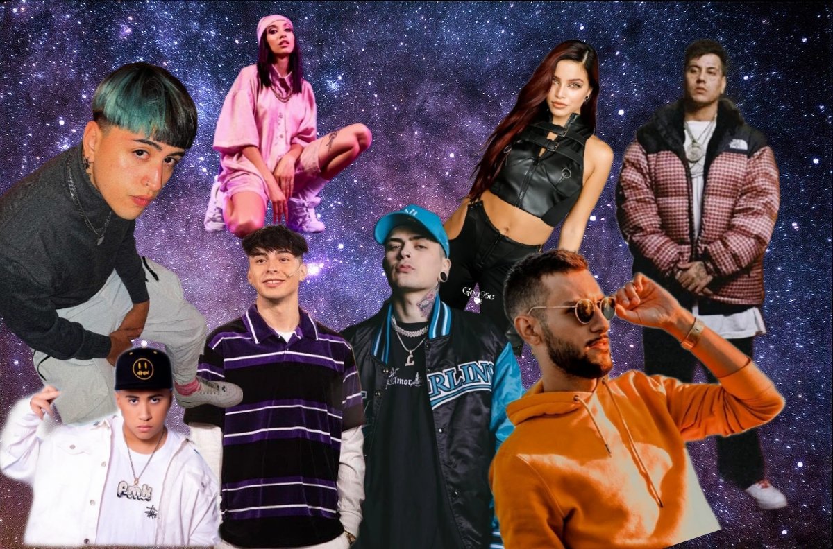 argmusicfacts's tweet photo. 🚨 Se filtró una fotografía de la colaboración entre Los Del Espacio (Tiago PZK, Rusherking, Lit Killah, Big One, Maria Becerra, FMK, Emilia y Duki).

⚠️No publicaremos la foto filtrada, pero básicamente está igual de mal editada que el siguiente edit: https://t.co/ci53LoEo0w