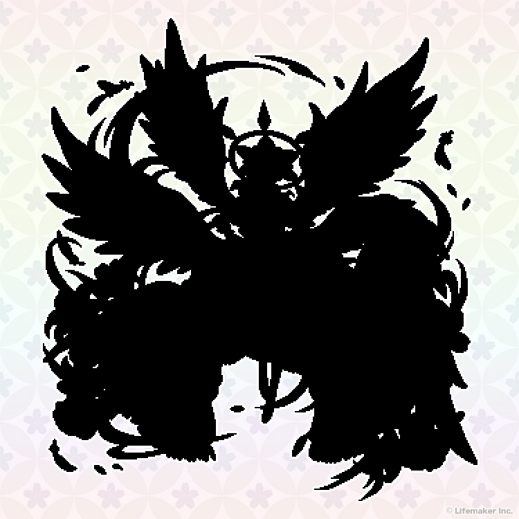 genmono2's tweet photo. 【9周年箱 発売開始まであと2日！】

本日まで！
周年箱に封入される新規変化アイテムで
変化可能な幻獣のシルエットを毎日公開中！
どんな幻獣か予想してくださいね♪

最後の幻獣シルエットは…こちら！

#幻獣物語2 https://t.co/I9EfUUxM2F