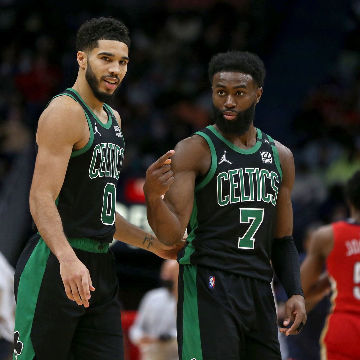 JB and Tatum came out feeling DANGEROUS today
33 Points
19 Rebounds
9 Assists 
13/36 FG🦨🦨🦨🦨
2/13 3PM ☠️☠️☠️
36.1% FG 💀💀💀💀

IS THIS THE BEST DUO IN SHANGHAI!!!!