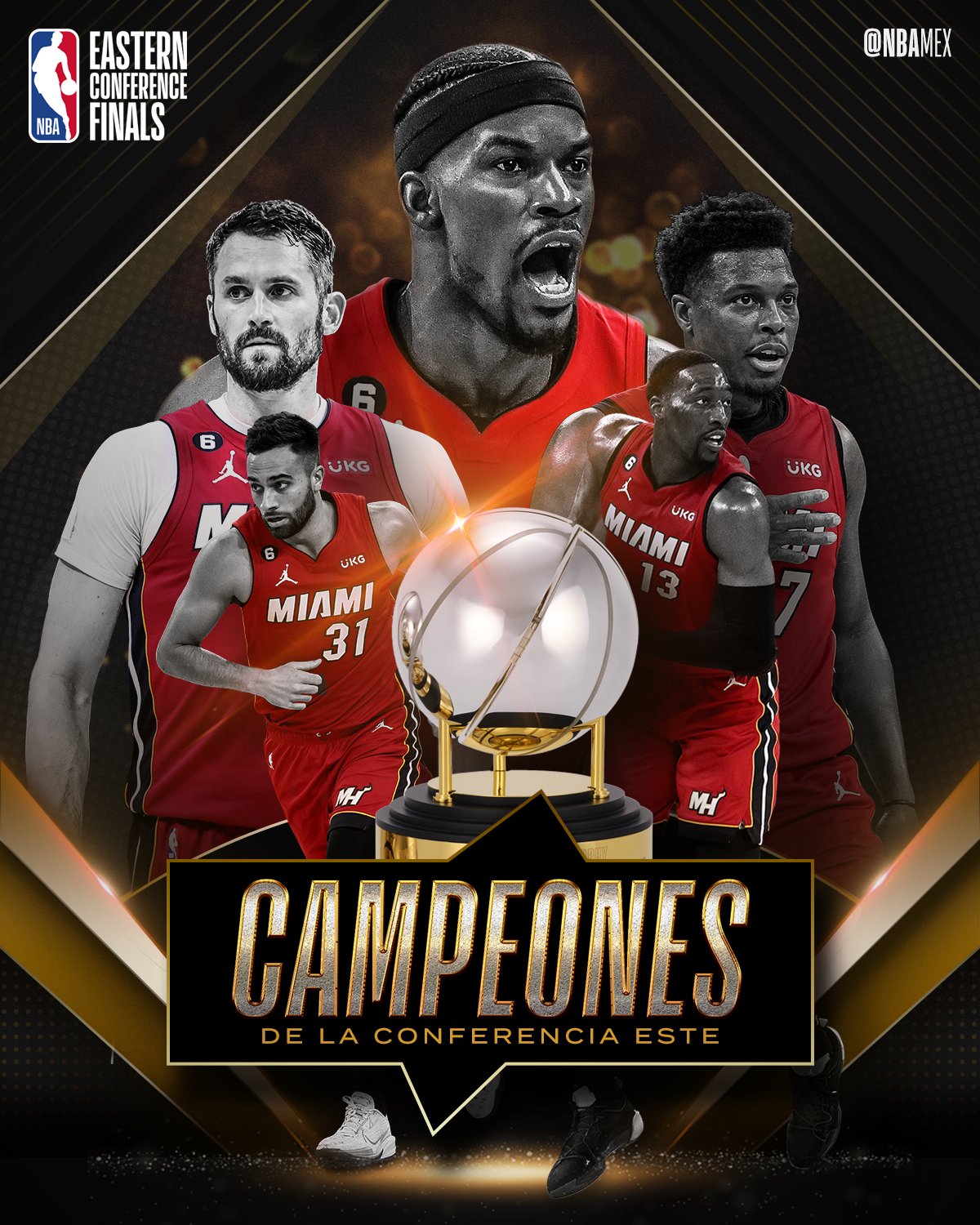 Campeones conferencia este 2025 nba
