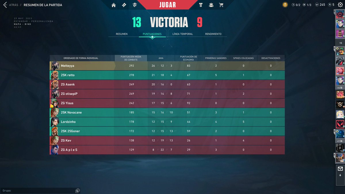 13x9 vs @ZEGE_eSports ☝️🤓, estamos en la ronda 3 c: