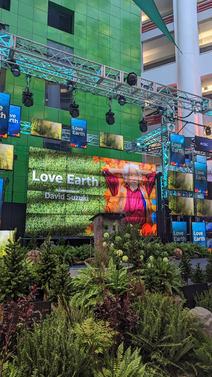 Tonight! Super excited to be celebrating David Suzuki and his legacy at the CBC...