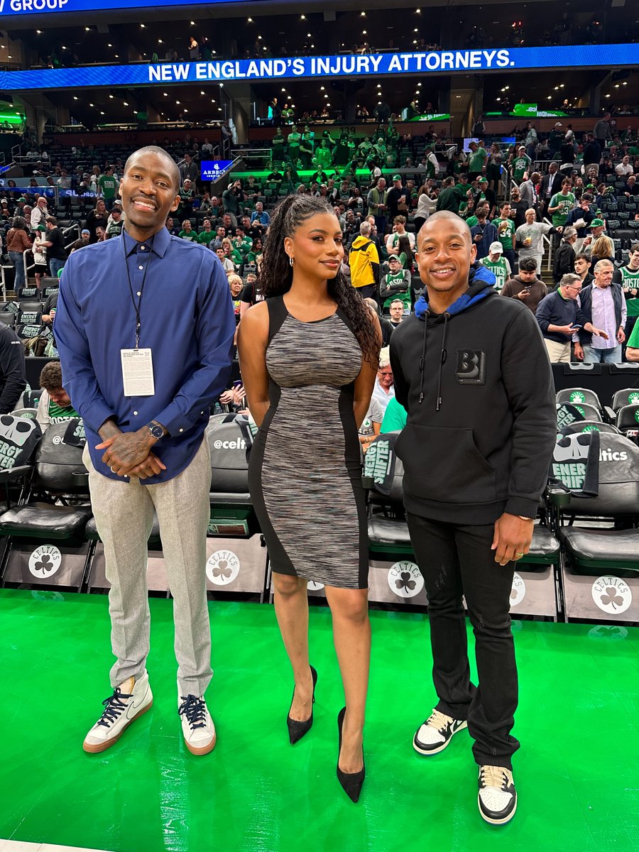 .@isaiahthomas in the house tonight for Game 7 🙌

Catch him on #NBATwitterLive during the 2nd half of -@MiamiHEAT vs. @celtics with @JCrossover, @TaylorRooks and @channingfrye!