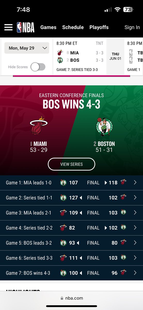 Tell me tonight’s NBA game isn’t rigged… Has Celtics 100 Heat 96 for game 7.. the game doesn’t start for 20 minutes. WTF