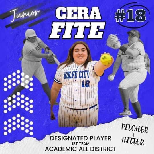 igntx2025's tweet photo. Congratulations to 2024 P/1B @cera_fite21 on being named DP 1st Team Academic All District 🥎 GO CERA!!!!!! @TopPreps @SunilSunderRaj3 @BlazeFastpitch @CoastRecruits @Scout_ScottC @dfwvarsity @SoftballDown @D1Uncommitted @DFWfastpitch https://t.co/N6pGE00KmS