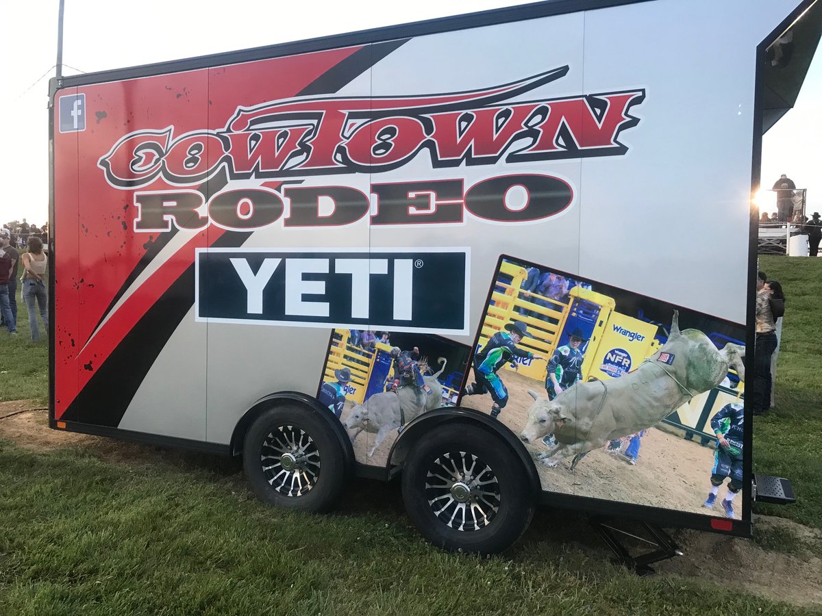 Did I mention Yeti is a proud sponsor of Cowtown Rodeo