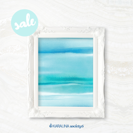 All my Art Prints are 50% off! This 'Waves' Art Print is $11.50 now! society6.com/product/waves-…😍📷 See all my art on sale here: society6.com/sweetwilliams #shopsale #artprintsale #homedecor #seafoam #oceanlove #surfergirl #cottagelife #surfrider #summerdecor