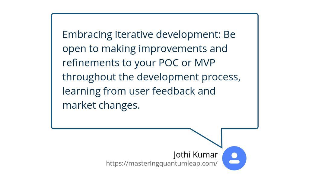 The Expert Guide to Balancing Scope, Quality, and Speed in a POC or MVP
▸ masteringquantumleap.com/the-expert-gui…

#BalanceScope #ExpertGuide #DiscoverStrategies #DefiningScope #EmbracingChange #POC #MVP #Scope #StartupManagment #ProjectManagementSoftware