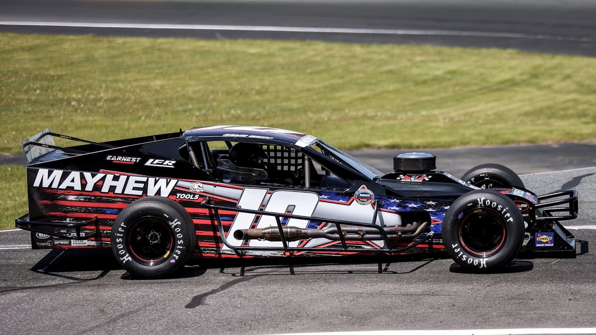 NERacing's tweet image. Doug Coby Rockets To Second-Place Finish at Thunder Road