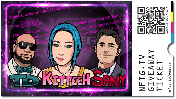 Welcome Kitteeh to the NFTG family!

To celebrate this incredible milestone we are giving away 44 NFTG tickets!

Lets keep building together.

Link: bblk.io/Kmje