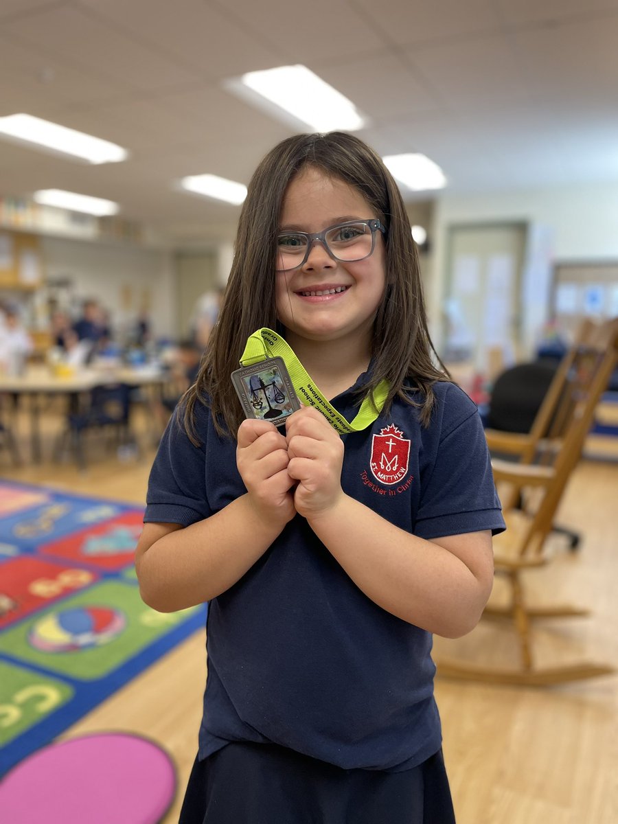 Congratulations Poppy on being this months CGE award recipient. Keep showing God’s Love 🤍