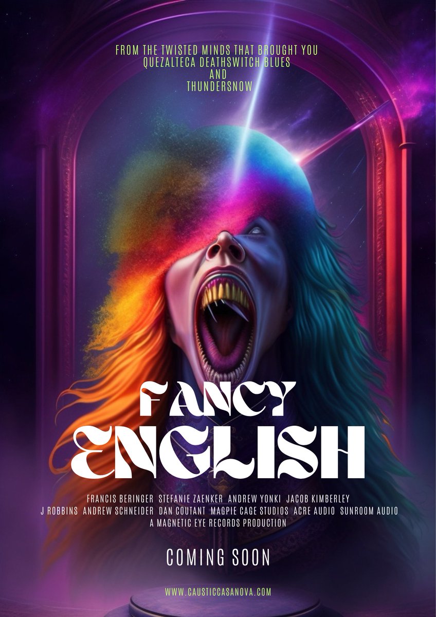 Movie posters for CC songs part 2. Would you see THIS film from the twisted minds who brought you Quezalteca Deathswitch Blues and Thundersnow? This one looks scary.