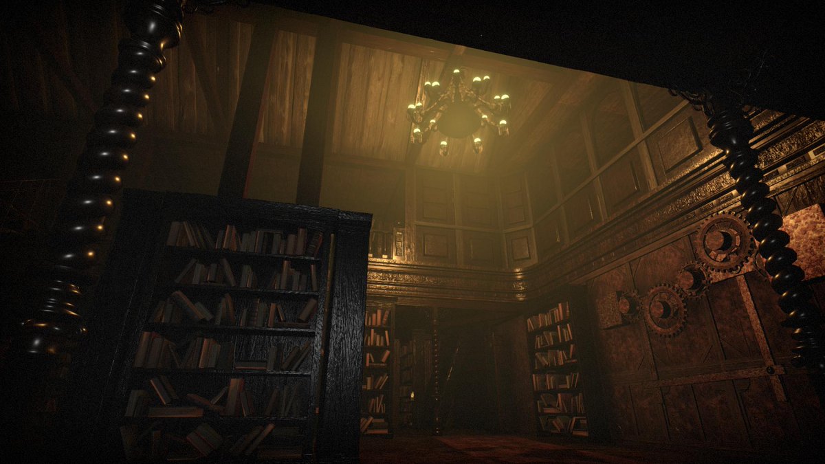 Lovecraft Horror Survival🐙📷bit.ly/3nT2hOA     
Play the Demo  

Library Scene WIP

When the underwater city rises, the Great Old One will rule the world again... #indiedev #indiegame #indiegamedev #gamedev #indiedeveloper #horror #horrorgame #game #lovecraft #unity3d