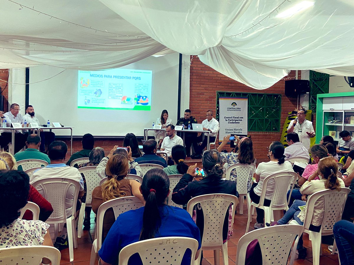 #Capacitación Control Fiscal Social y Ambiental - #primer Encuentro Ciudadano 📣