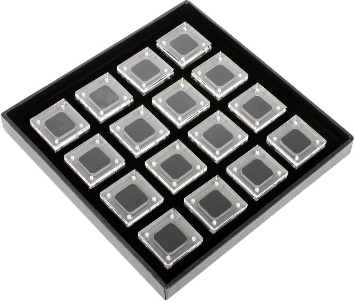 GemtrueUK's tweet image. DK21635-16 Diamond Box Tray Set
Box Size : 35 x 35 x15mm.
Tray Size : 210 X 210 X 28mm.
Clear box with reversible cushion.
Excellent quality gemstone jewelry presentation boxes.
#diamonddisplaybox #diamondbox #diamondboxset #loosediamondbox #jewelrypackagebox #jewelrytrayset