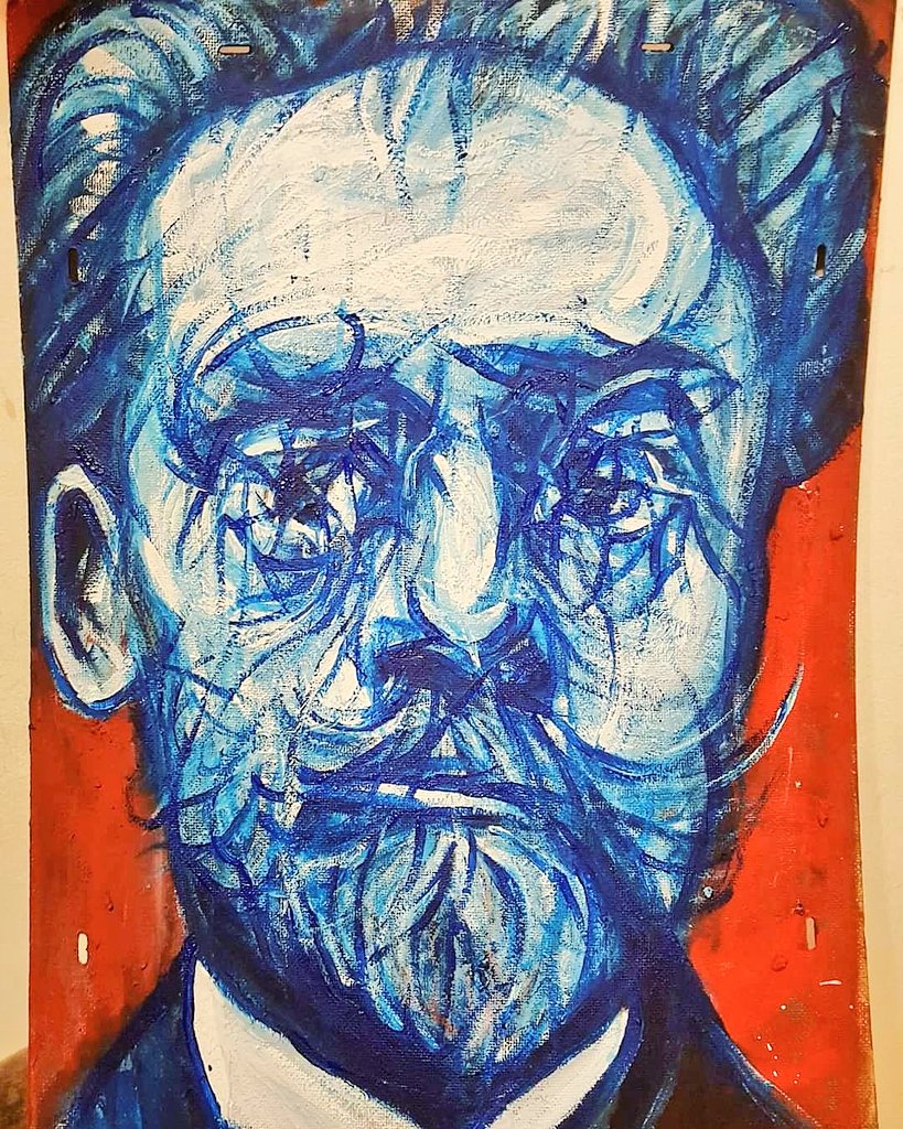 PaulinaKosowsk3's tweet photo. #stefanżeromski #writer #polishwriter #poet #art #artwork #painting #kunst #acrylicpainting #portrait #portraitart #portraitpainting https://t.co/kRKocO40Sn