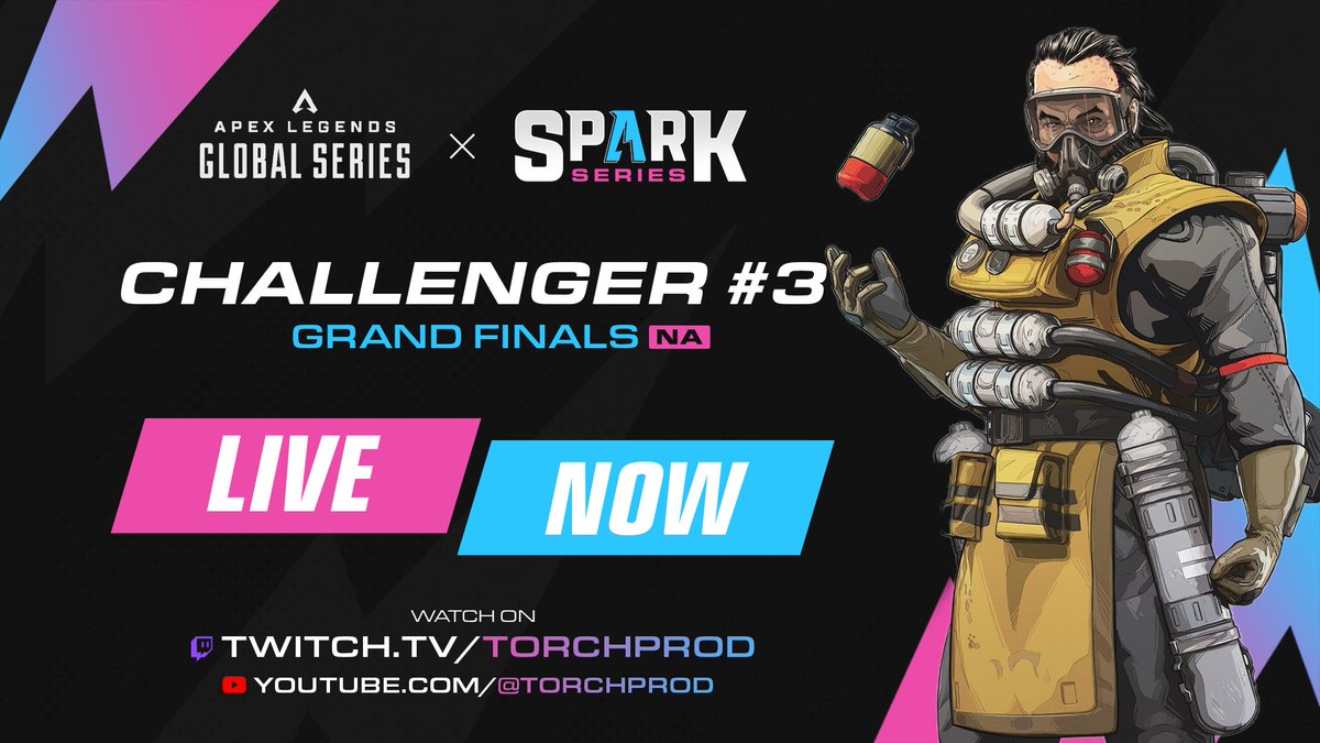 TO: <a href="/PlayApexEsports/">Apex Legends Esports</a>
 RE FWD: 🔴 NA FINALS LIVE NOW

𝘊𝘏𝘈𝘓𝘓𝘌𝘕𝘎𝘌𝘙 𝘊𝘐𝘙𝘊𝘜𝘐𝘛 3 𝘍𝘐𝘕𝘈𝘓𝘚 𝘈𝘙𝘌 𝘓𝘐𝘝𝘌 𝘙𝘐𝘎𝘏𝘛 𝘕𝘖𝘞! 𝘊𝘈𝘛𝘊𝘏 𝘛𝘏𝘌 𝘈𝘊𝘛𝘐𝘖𝘕!1!!! 𝑯𝑼𝑹𝑹𝒀

ATTACHED: 🔗𝘓𝘐𝘕𝘒 (twitch.tv/TorchProd)

#ALGS #ApexEsports #SparkSeries <a href="/PlayApex/">Apex Legends</a>