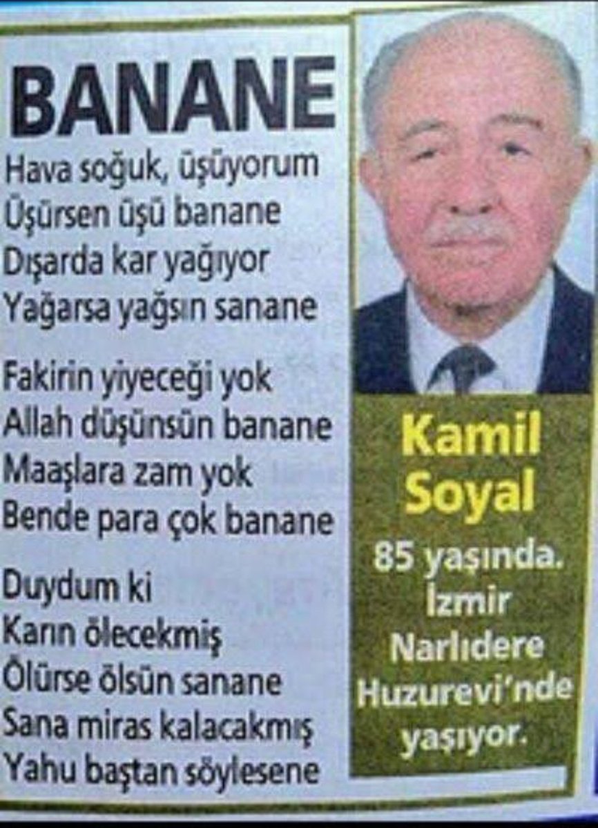 Bundan sonra böyle BANANE