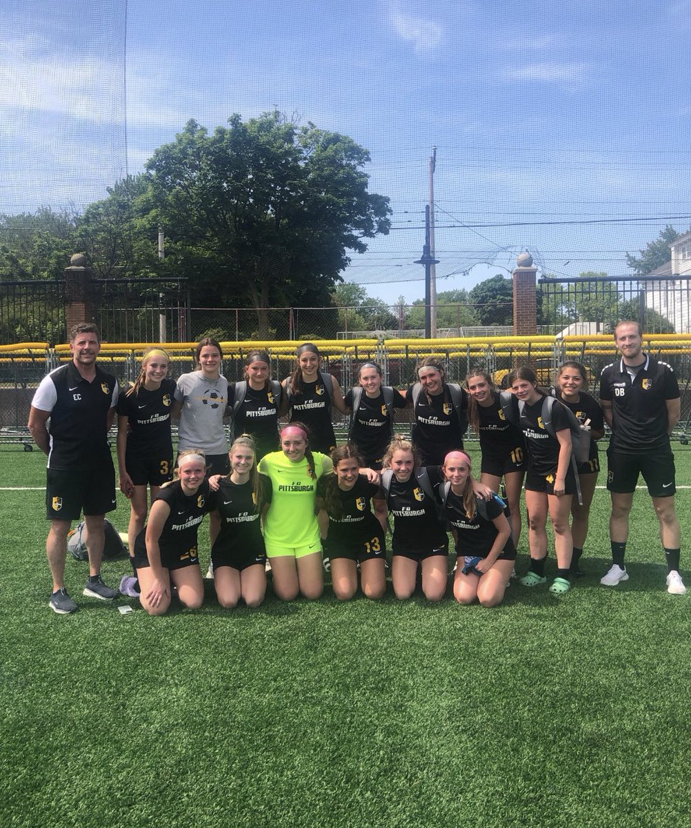 allisonarmitag's tweet photo. Had my last game with FC Pittsburgh yesterday. Been playing with these three girls at FCP since I was 10. Grateful for the past six years and excited to get started playing for Century United's 06 Girls Academy team. https://t.co/2sCI7gdLy4