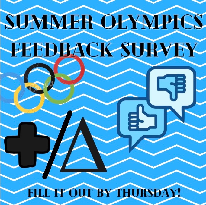 SAB and HAs planned this Olympics to be the best one yet, of course we acknowledge there’s always room for improvement. It would be appreciated if you could fill out this Plus/Delta for Olympics and the Color Run. Responses due Thursday!
Form: forms.office.com/r/iHyPznZH3j