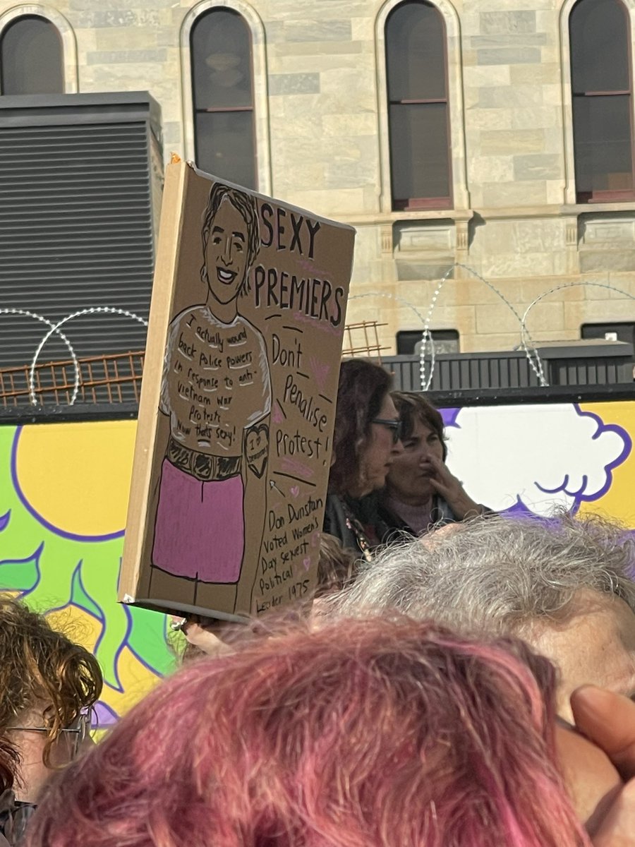 NTEUSA's tweet photo. Today's protest proves that there is real power in protest; and this bill will not stop the South Australian community turning up and fighting for what’s right. Great turnout from union and community movements showing our voices cannot be silenced #PowerInProtest #ProtectProtest https://t.co/CynyY0Y7dD