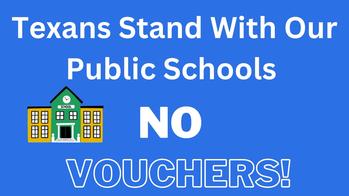 Texans will always stand with our public schools.
#txed #txlege #itsNOThappening @GregAbbott_TX @BetsyDeVos