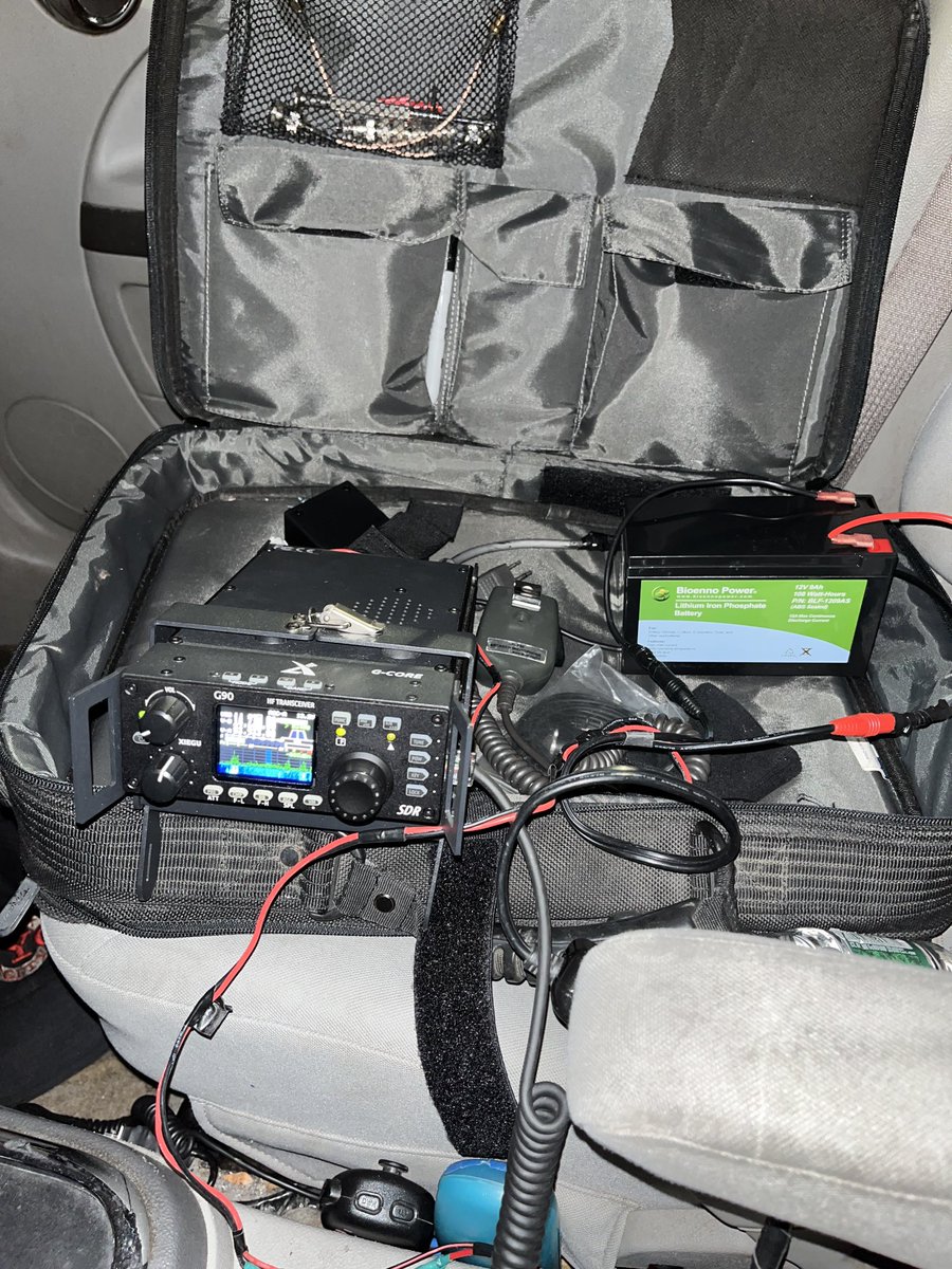 Doing some PLOTA (Parking lots on the air). Why not?