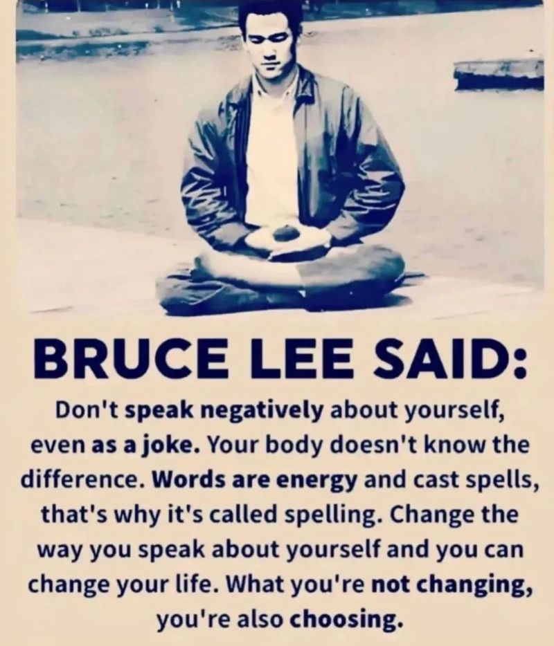 Sk_Jaden01's tweet image. Your words have life-changing power.
#brucelee #changinglife