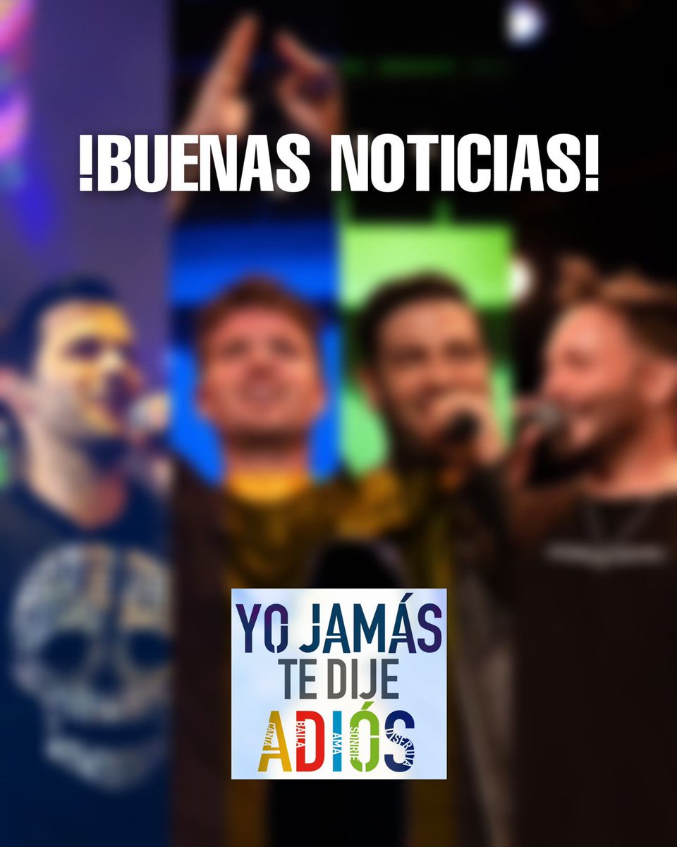 Este miércoles 🕺🏼 #YoJamásTeDijeAdiós