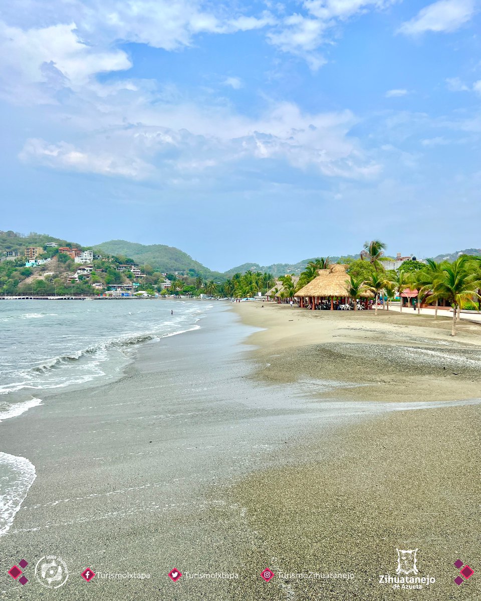 Playa Principal #IxtapaZihuatanejo.