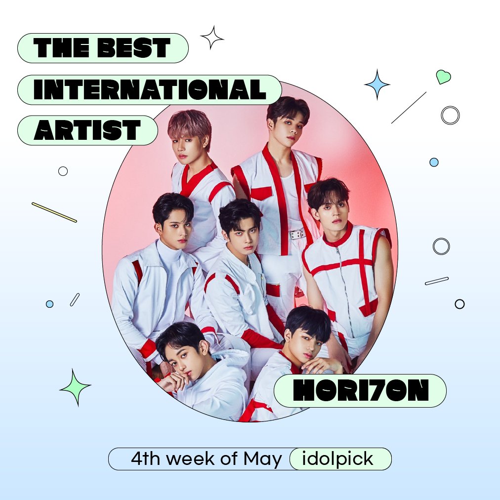 ✨5월 4주차 베스트 인터네셔널 아티스트
✨The best INTERNATIONAL Artist in the 4th week of May

🏆 #HORI7ON 74,881P

#아이돌픽 #idolpick
