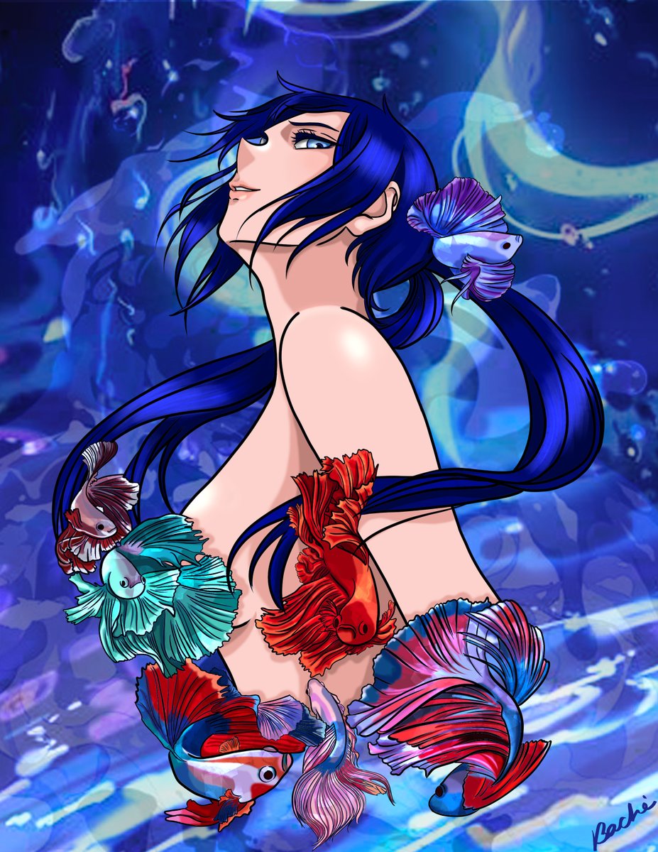 PEW PEW!!! My 1st year NFT Anniversary piece: "Azure" I just airdropped it to my collectors as a special gift so <a href="/Nidal_Af/">nidal_af</a> @baron_s_art <a href="/yomuyakadashi/">Yomu Yakadashi</a> <a href="/jams2blues/">Jams2blues</a> <a href="/Nadeemcrypto/">Nadeem</a> <a href="/icingandcandles/">ArtSele</a> <a href="/ar_chainkemists/">argon</a> please check you wallets you should have this beauty on them!