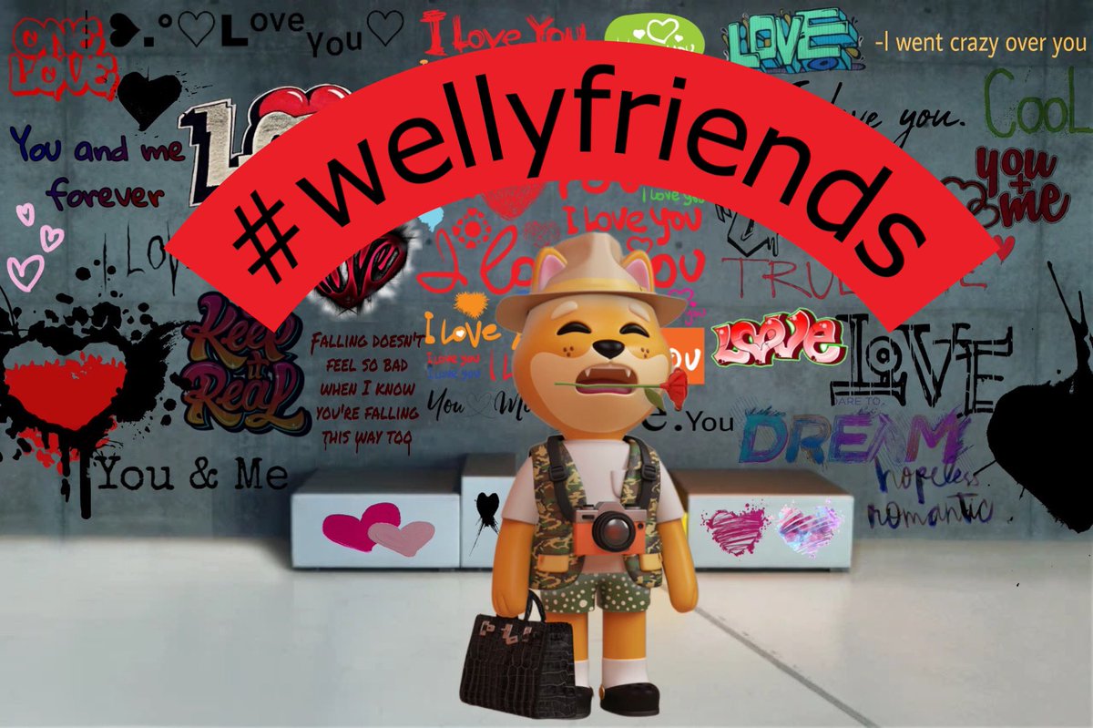 I just want to give a shout out to the #WellyFriends community it has almost been one year! I love my Welly Friends! #ShibaArmy