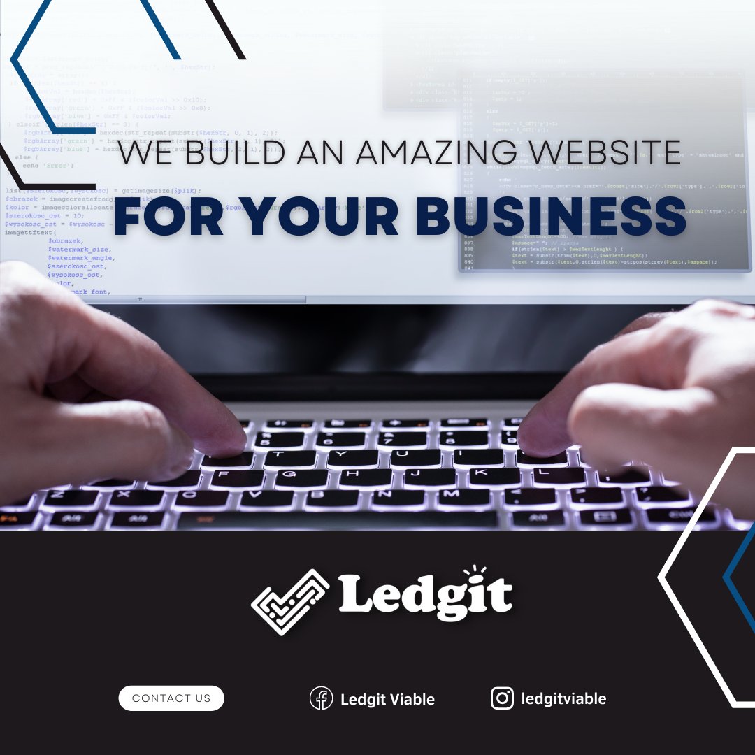 We don't just create a website🌐 but a wonderful experience. Our solutions help you take your business to greater heights and get the best ROI.

Email : support@ledgit.com

#ledgit #digitalmarketing #digitalbranding #businessdevelopment #internetandtechnology #mediaandproduction