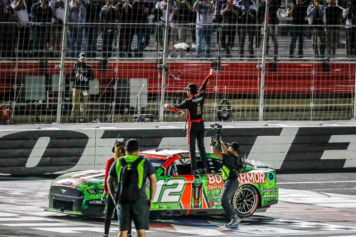 Victory tastes sweet with Cherry Lime, <a href="/Blaney/">Ryan Blaney</a> 😉 #TeamBODYARMOR