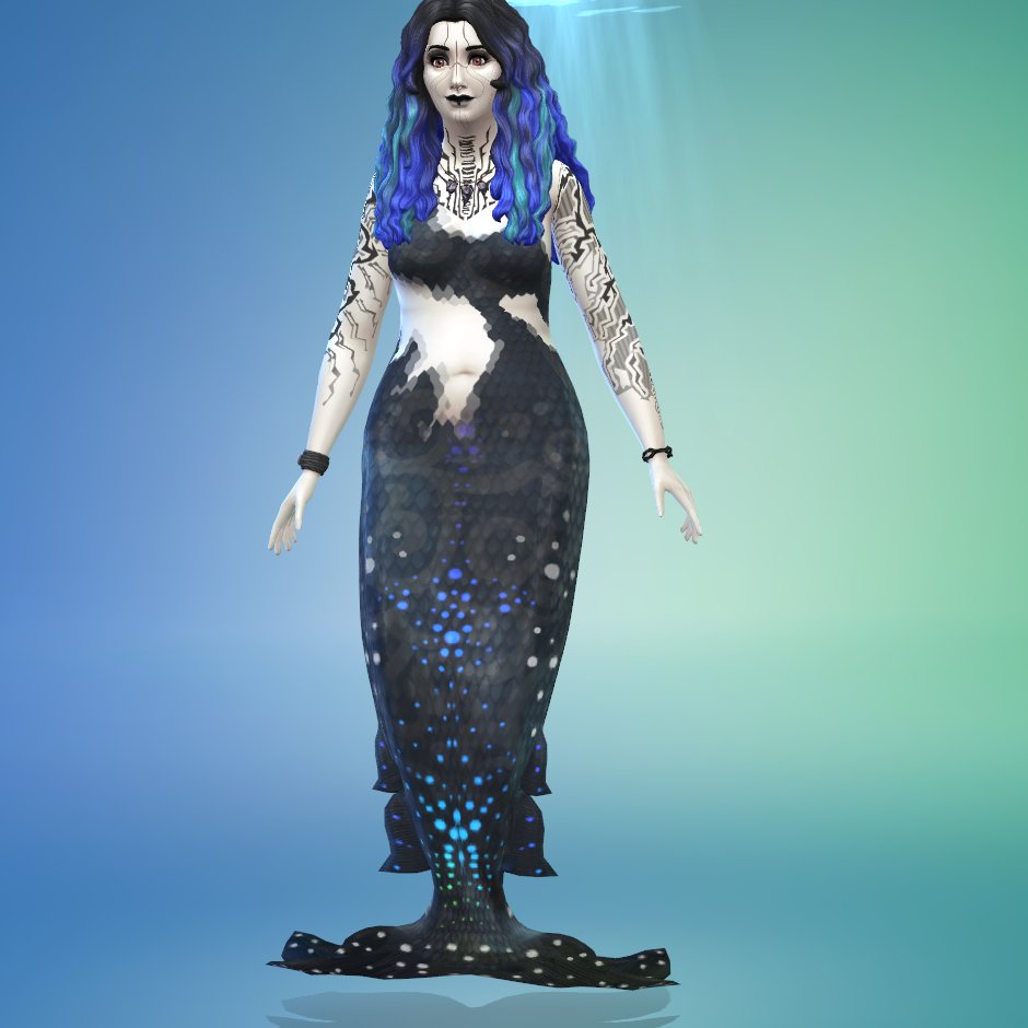 Day 4 of #SirenSummer by @purmapup - Evil Siren.

#Sims4 #ShowUsYourSims #NoCC