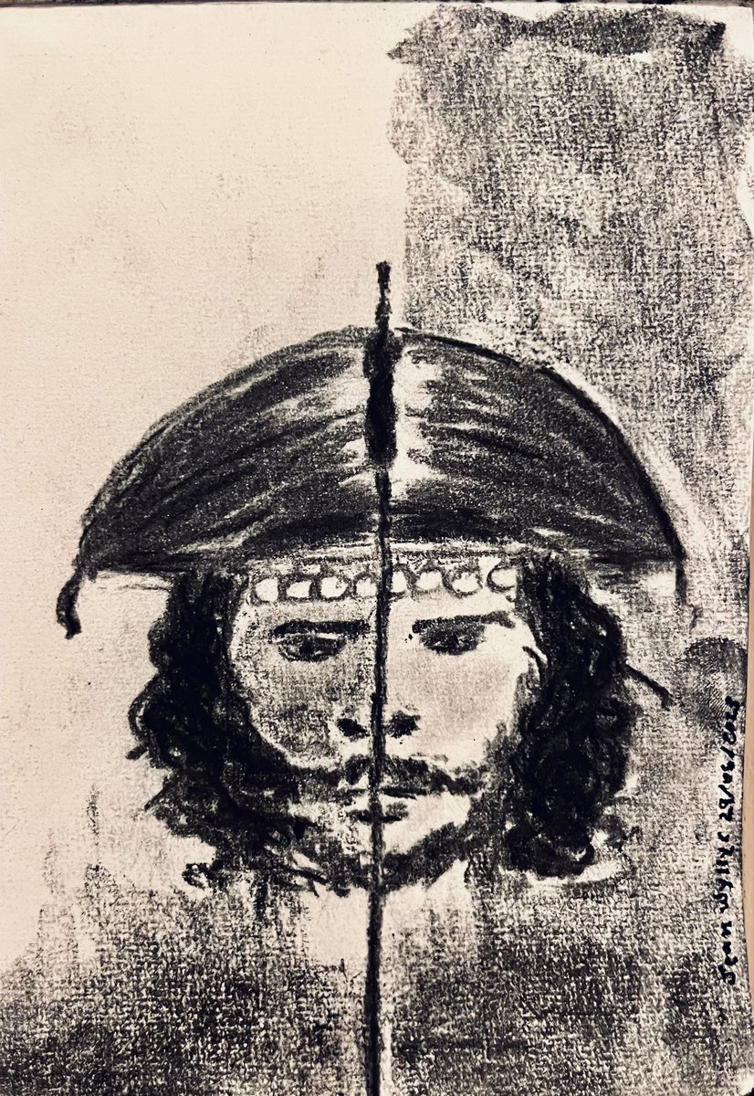 CANDEEIRO ENCANTADO

[Carvão sobre papel]