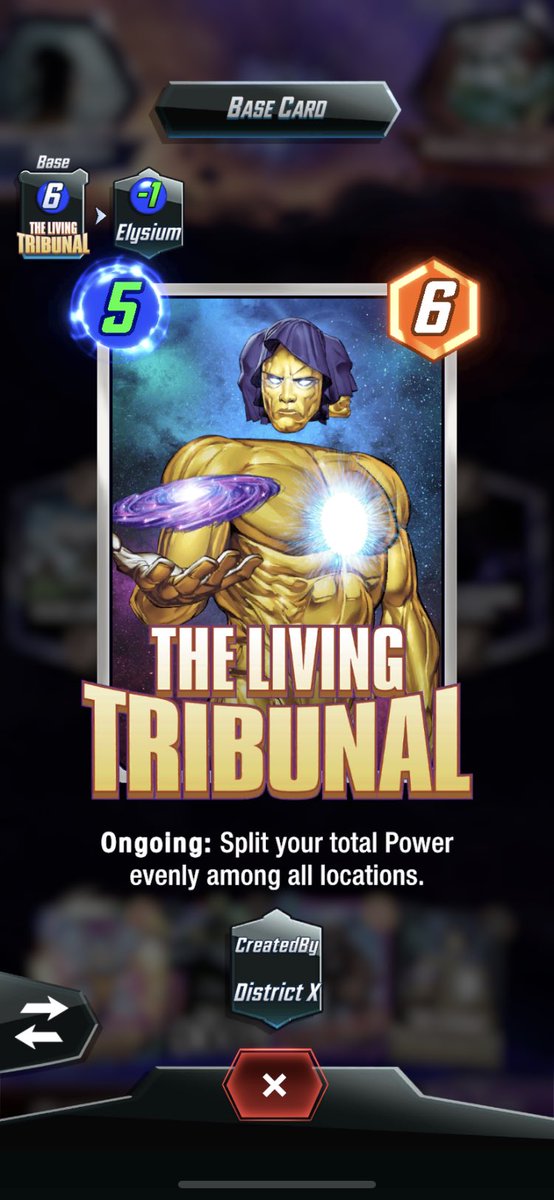 BosS1Ly's tweet photo. I just got to play living tribunal early with district x https://t.co/kaSDv0Q2JP