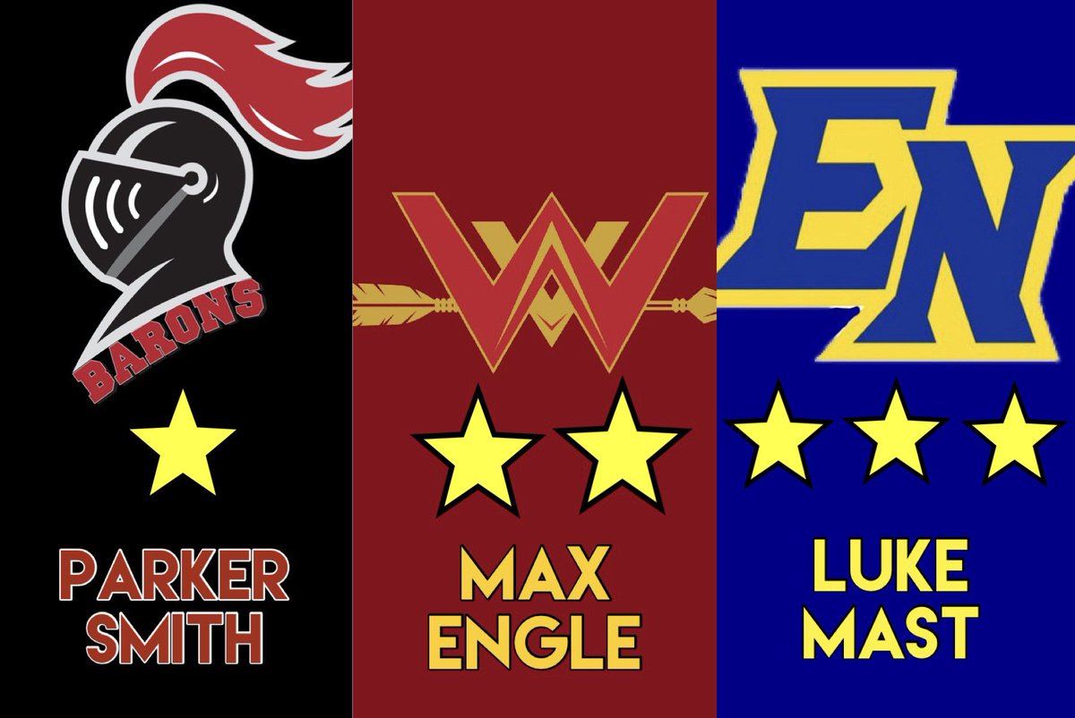 3 🌟 of ⚾️ Sectionals Week

1. Parker Smith <a href="/DeKalbBaseball/">DeKalb Baseball</a> 
2. <a href="/maxengle17/">Max Engle</a> <a href="/sandlotWARRIORS/">Westview Warrior Baseball</a> 
3. Luke Mast <a href="/CoachDesmonds/">East Noble Baseball</a>