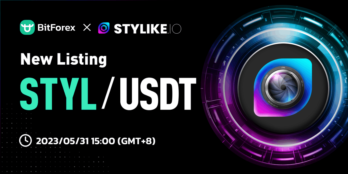 bitforexcom's tweet photo. 🆕STYL @Stylike_io is coming soon!

⏰2023/05/31 15:00 (GMT+8)

🔗https://t.co/QaZjFteEXc

✈️https://t.co/gVY9hlaeIq

 #BitForex #newlistings #cryptocurrency #stylike