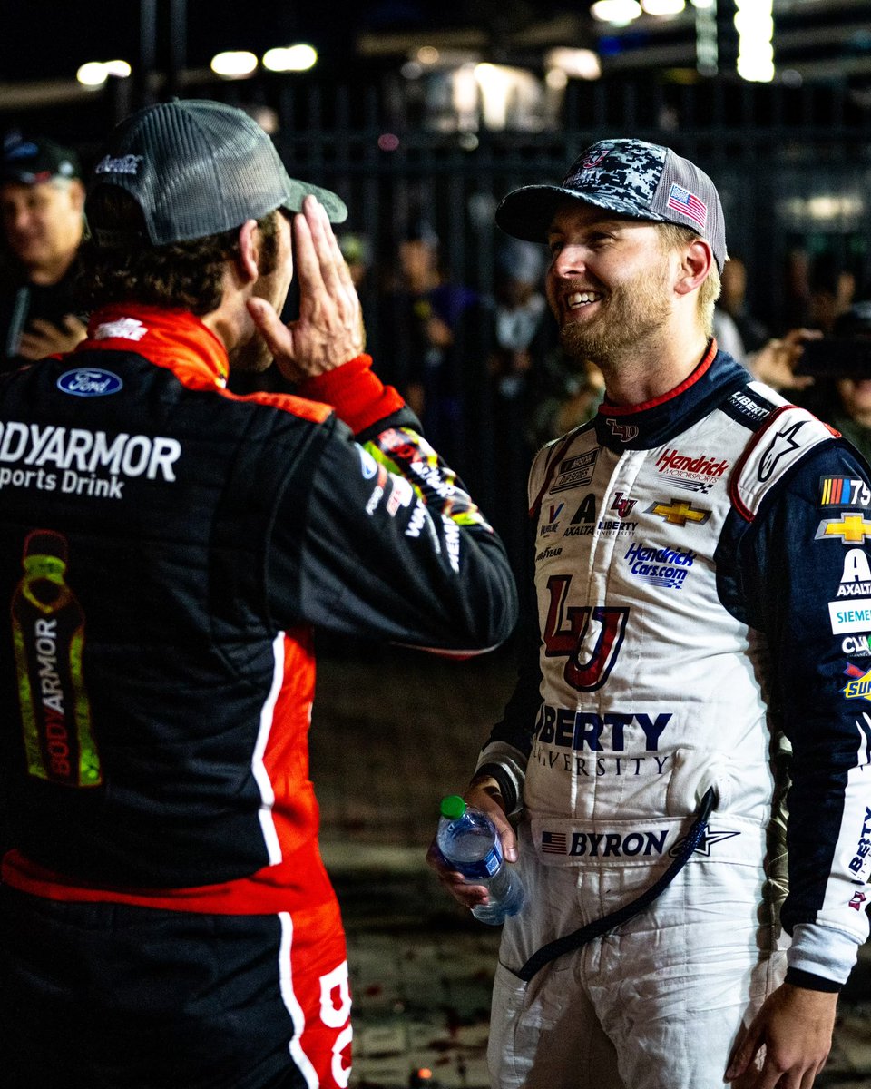 Big-time respect between these two.