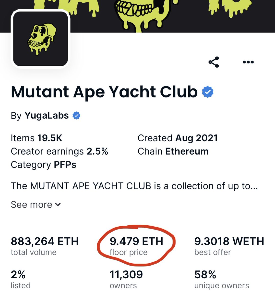 Will @DeGodsNFT flip #MutantApeYachtClub floor price in June?