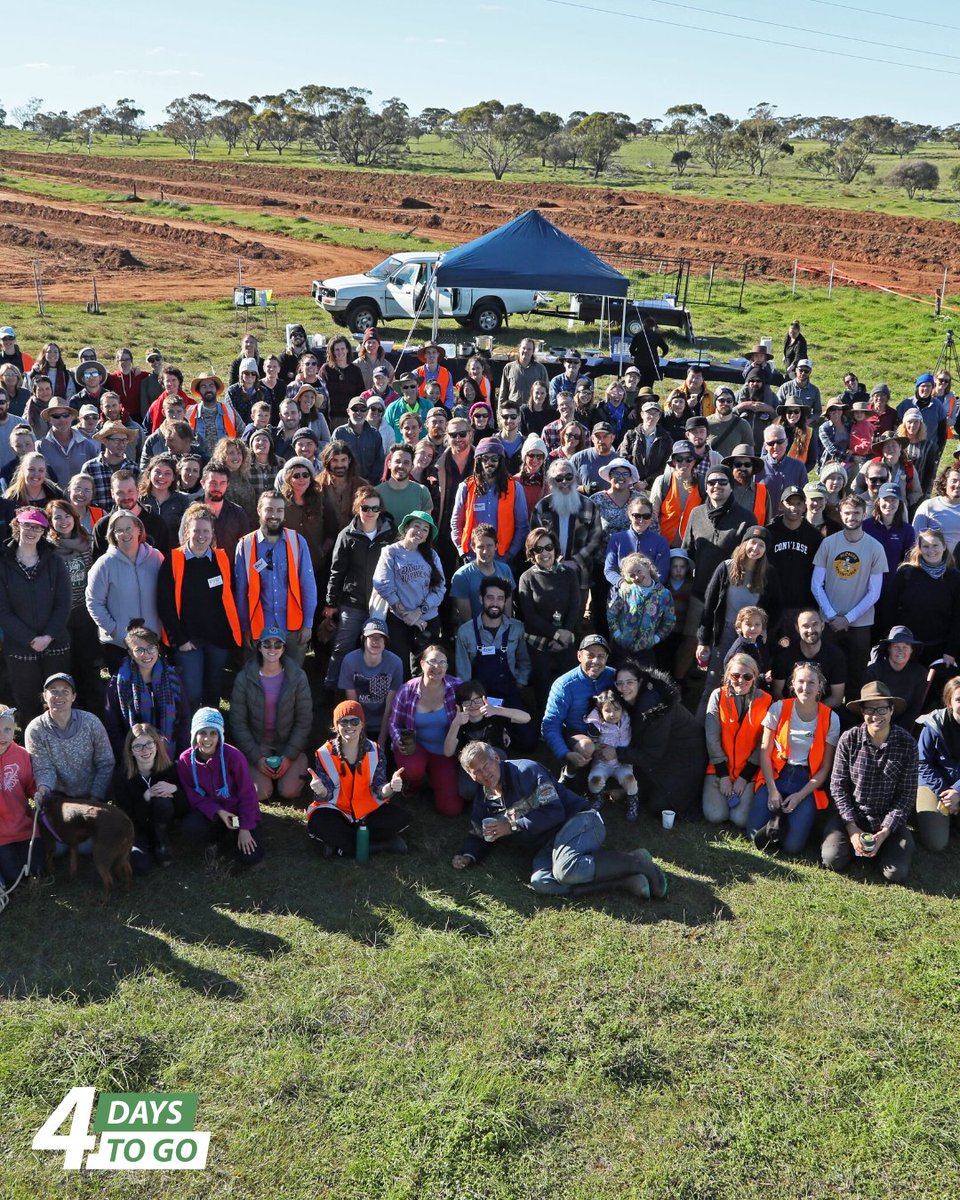Only 4️⃣ days to go! Will we see you at day 1
of the 2023 Bio·R Planting Festival this Saturday?
🌱💚

🗓 10-11, 17-18 &amp; 24-25 June
⏰ 9:30am
📍 Frahns Farm (Frahns Farm Rd Site)

Register at bior.org.au/23

#bior #biorplantingfestival #frahnsfarm #planting
#treeplanting