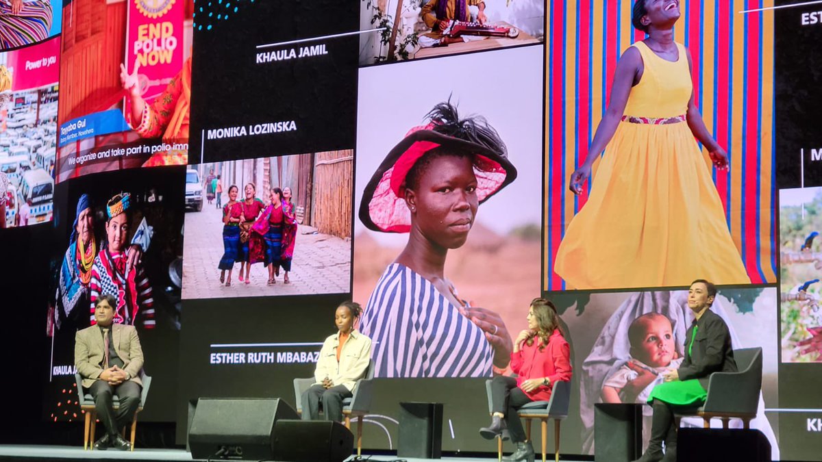 🗣️ In storytelling we need to care about context and accountability. 

Great thoughts on accountability and inclusivity by @EstherR_Mbabazi and @khaulajamil during today’s #Rotary23 general session!