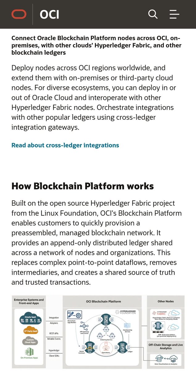 bigbagz30k's tweet image. $Qnt.
This is #Oracle, one of the largest software companies in the world, spreading 430,000 customers across 175 countries.
They use #APIgateways for their Oracle Blockchain Platform.
They also have #Overledger to solve their #interoperability requirements.